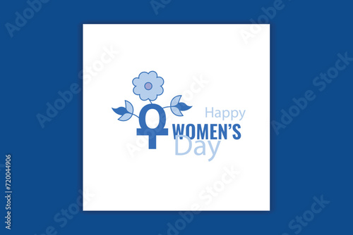 happy women's day social media banner design 
