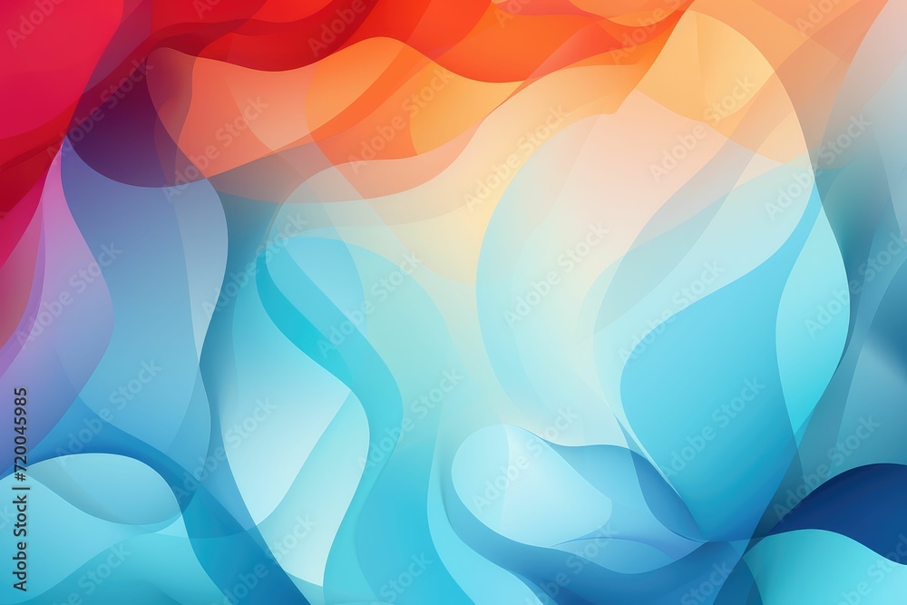 Colors of March, abstract background with blue, red and orange waves with copyspace for your text. March background banner for special and awareness day, week or month Colors of March, abstract background with blue, red and orange waves with copyspace for your text. March background banner for special and awareness day, week or month