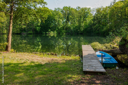 Bootssteg am See