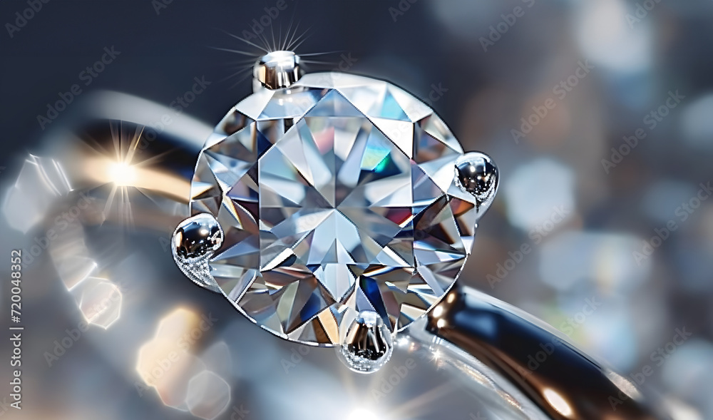 Close up of diamond ring Close up of diamond ring