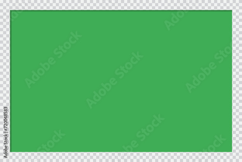 Green screen vector illustration isolated on a transparent background.