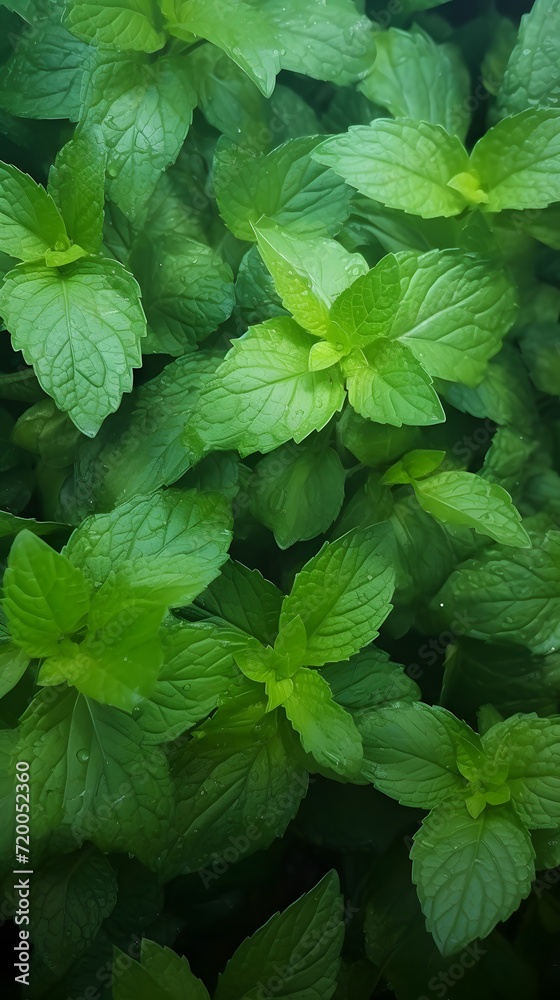 Mint leaf background Mint leaf background