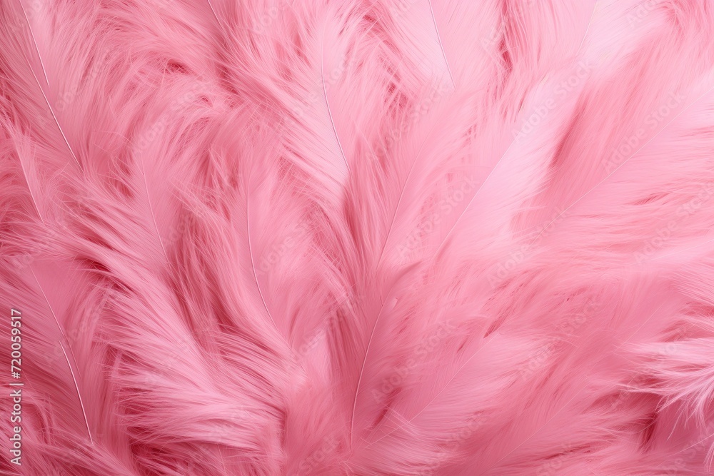 Abstract pink background made of fur or feathers. Soft fluffy texture made from natural material. Abstract pink background made of fur or feathers. Soft fluffy texture made from natural material.