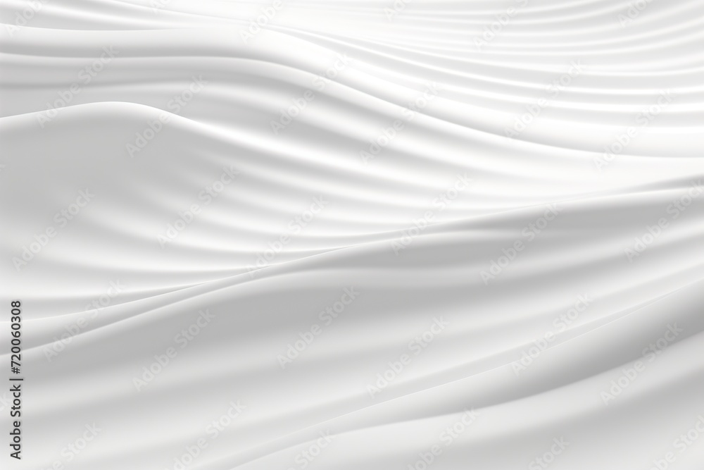 White abstract background, bas-relief of smooth curved lines made of plaster, paper. Wavy organic texture. Clean simple website design, wallpaper.