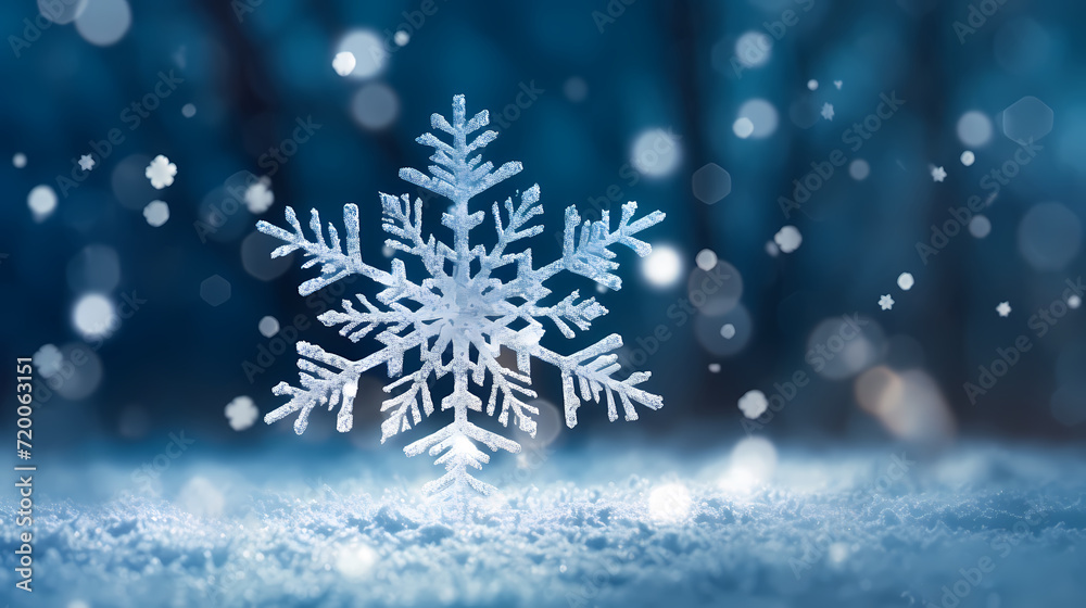 Beautiful winter Christmas glowing background with falling snowflakes, winter background Beautiful winter Christmas glowing background with falling snowflakes, winter background
