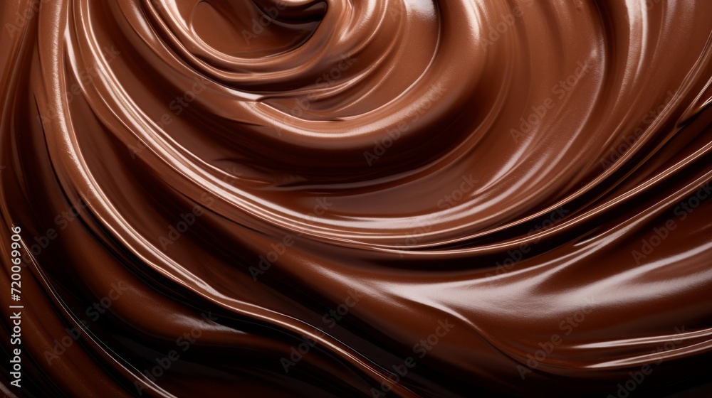 Swirls of chocolate cream as a background. Hot chocolate. Swirls of chocolate cream as a background. Hot chocolate.