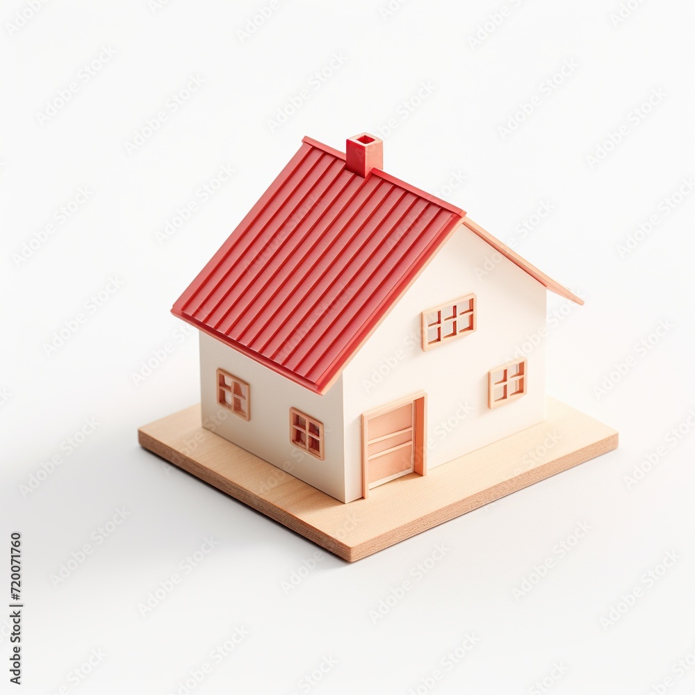 house on a white background house on a white background