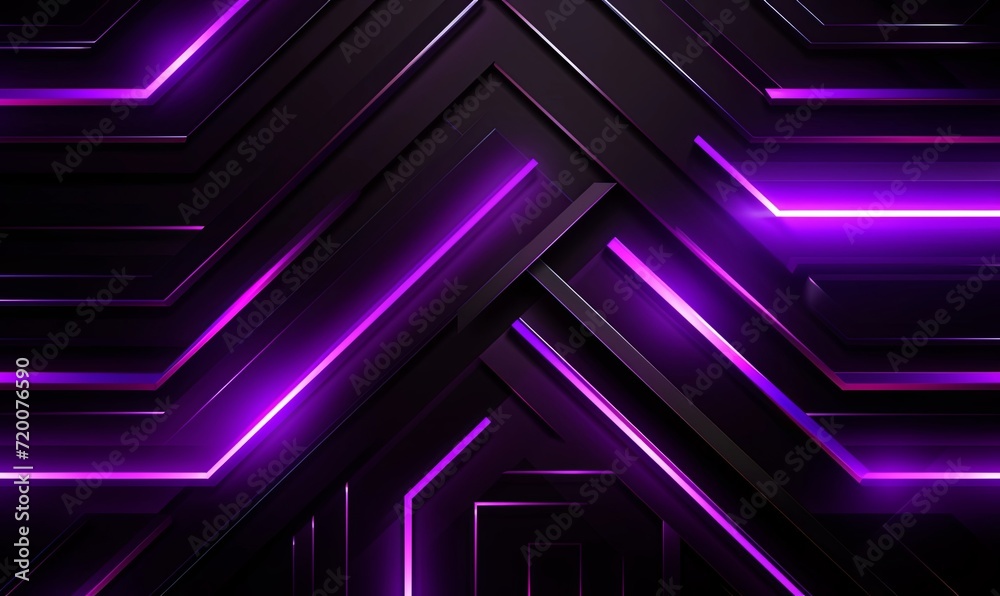 Fototapeta premium black glowing neon light background