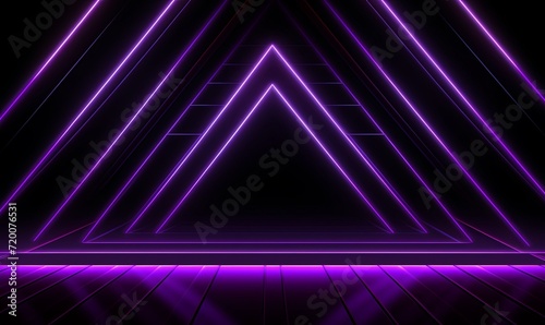 black glowing neon light background