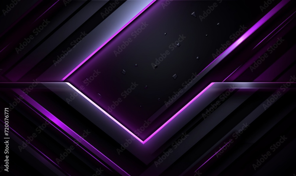 Obraz premium black glowing neon light background
