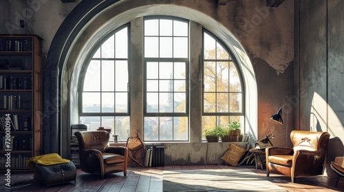Modern Living Room Interior: Urban Elegance and Sophistication