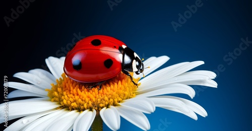 ladybug on wallpaper