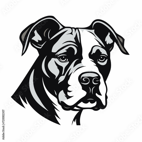 american staffordshire terrier vector