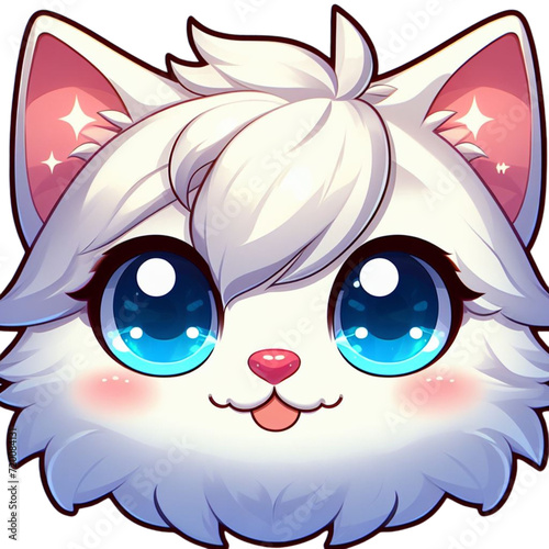 Bonnie ( Cute white fur cat)