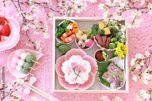 さくらご飯のお花見弁当 お花見御膳 さくら御膳