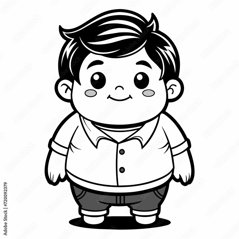 Smiling Cartoon Boy Doctor with Stethoscope in Vector Illustration for Children's Health