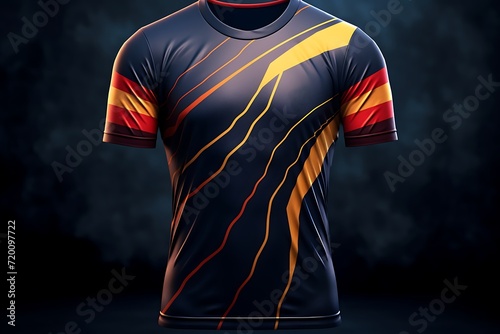 Creative and Colorful Team Branding Jersey Mockup