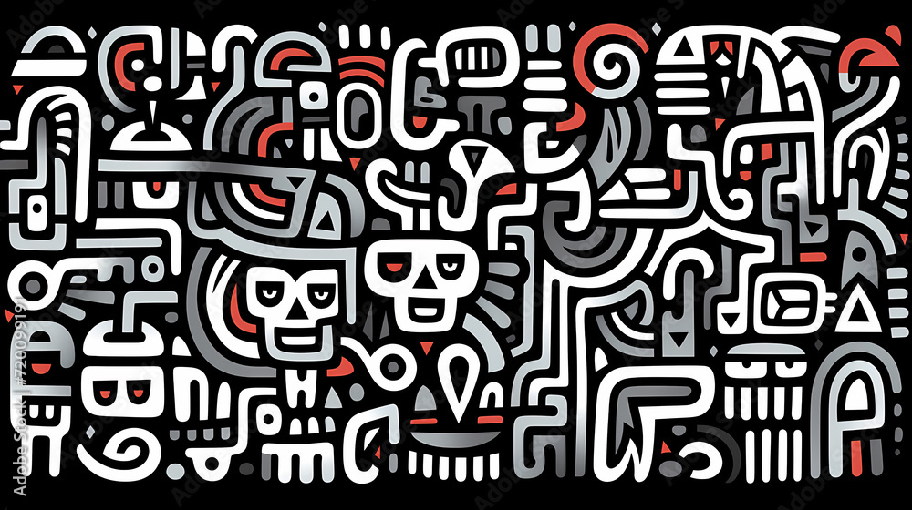 Cute graffiti art abstract background poster web page PPT, art background Cute graffiti art abstract background poster web page PPT, art background