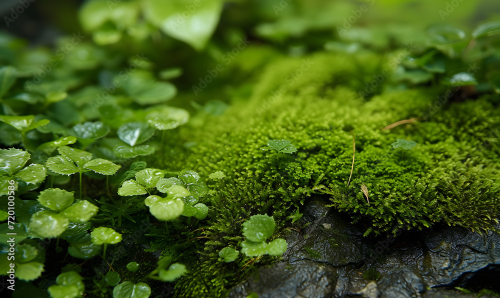 Moss Lushness, Generative AI Moss Lushness, Generative AI
