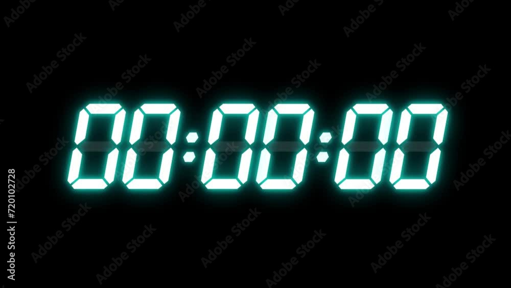 Digital timer countdown 4K animation ( 5 sec ) Digital timer countdown 4K animation ( 5 sec )