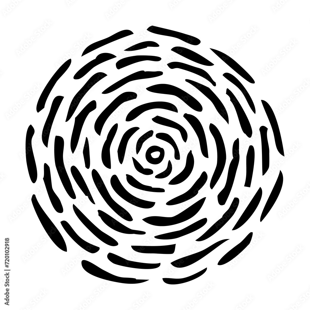Hand drawn Sun symbol painted with ink brush, png clipart isolated on transparent background Hand drawn Sun symbol painted with ink brush, png clipart isolated on transparent background