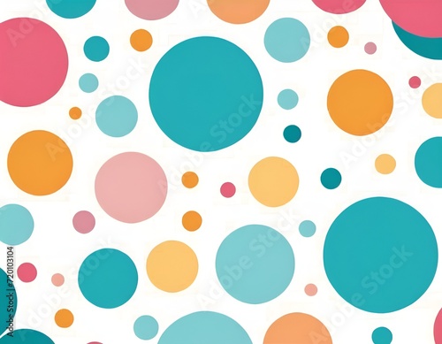 Paper art cartoon abstract polka dot. Paper carve background. Modern origami design template. Vector illustration. paper layers in pastel colors