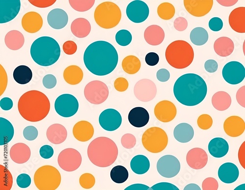 Paper art cartoon abstract polka dot. Paper carve background. Modern origami design template. Vector illustration. paper layers in pastel colors