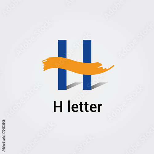 Icone Lettre H pour Design Logos, Symbole, Illustration Pictogramme Monogramme pour Business, Variations Alphabet Isolé Silhouette