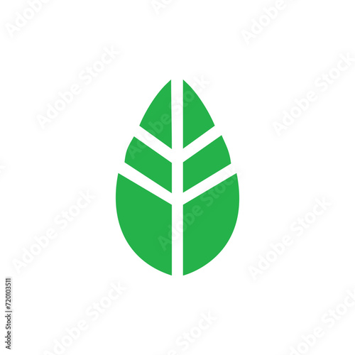 Leaf creative concept logo design template vector image