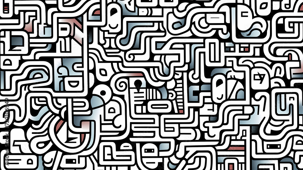 Abstract seamless doodle background, artistic background Abstract seamless doodle background, artistic background