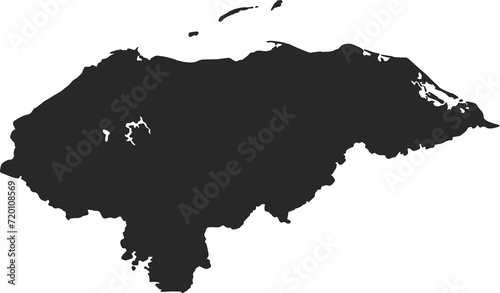 country map honduras photo