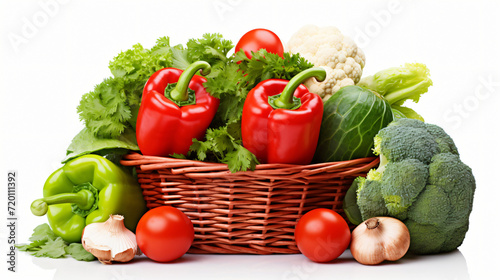 Basket full of vegetables