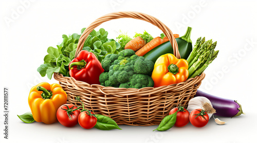 Basket full of vegetables