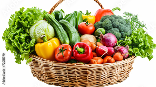 Basket full of vegetables