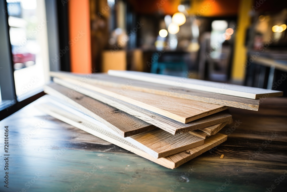 reclaimed wood planks stacked for flooring reclaimed wood planks stacked for flooring