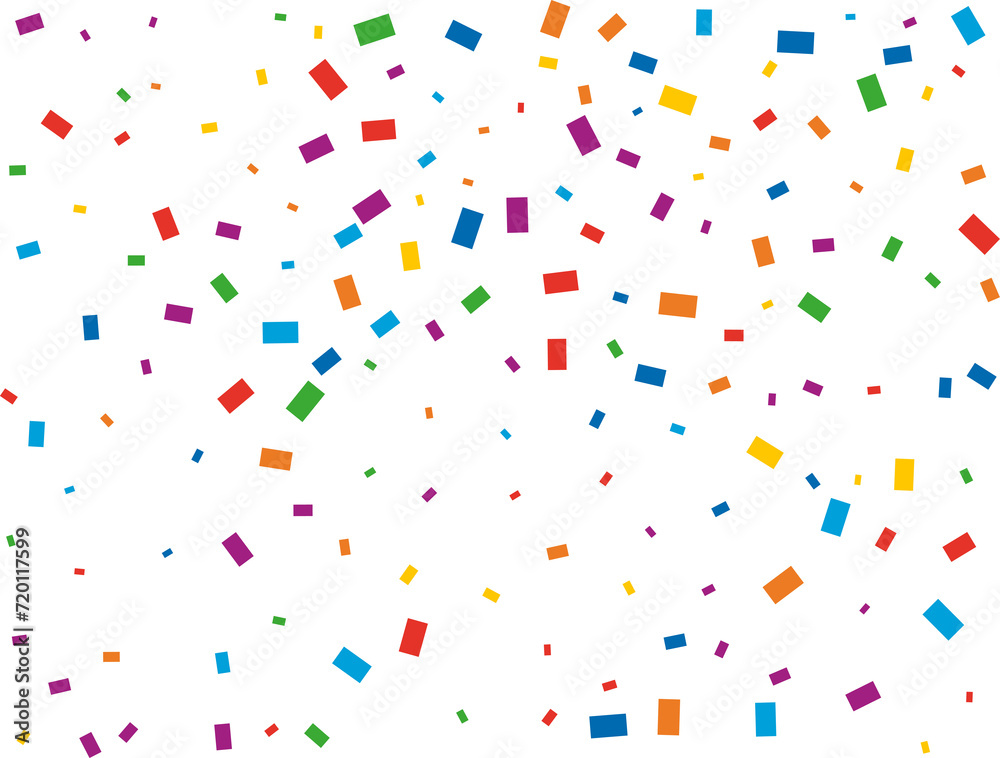 Magic Rectangular Rainbow Confetti Magic Rectangular Rainbow Confetti