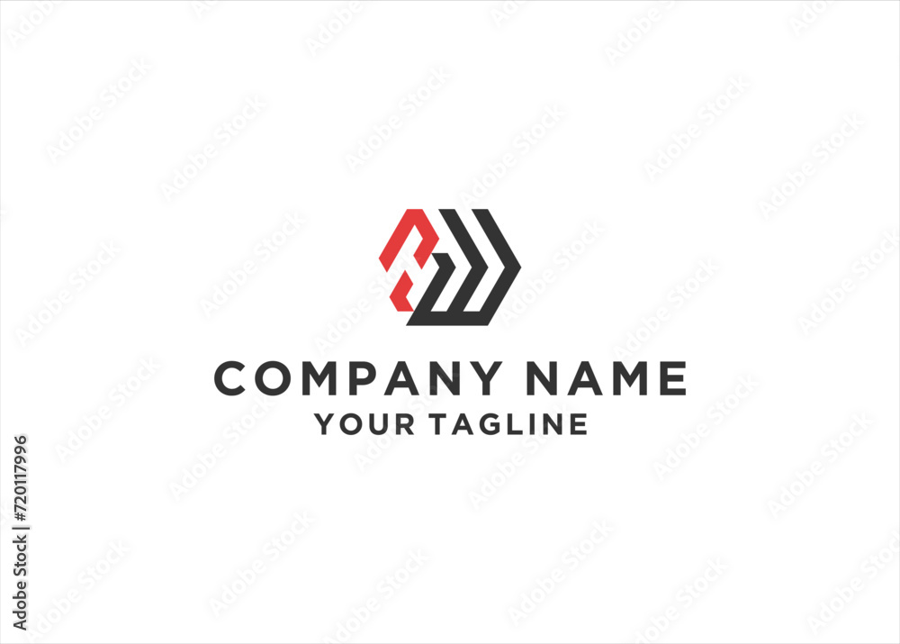 Initial Letter HW WH Logo Design Vector Illustration Initial Letter HW WH Logo Design Vector Illustration