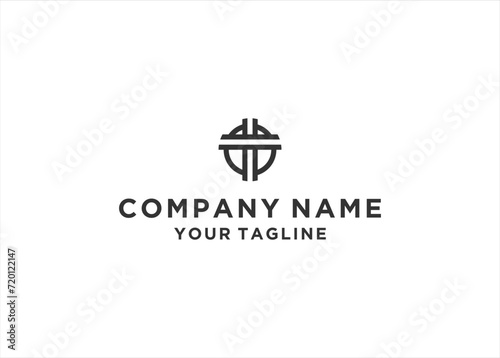 Foto Church logo design vector illustration template