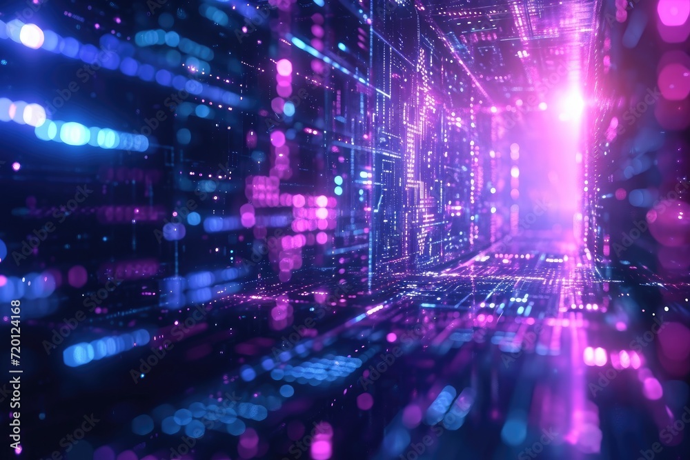 Fototapeta premium Abstract High Tech Background