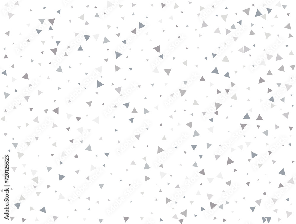 Christmas Silver Triangular Confetti Christmas Silver Triangular Confetti