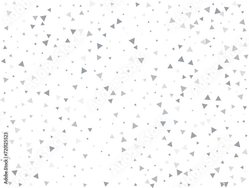 Christmas Silver Triangular Confetti