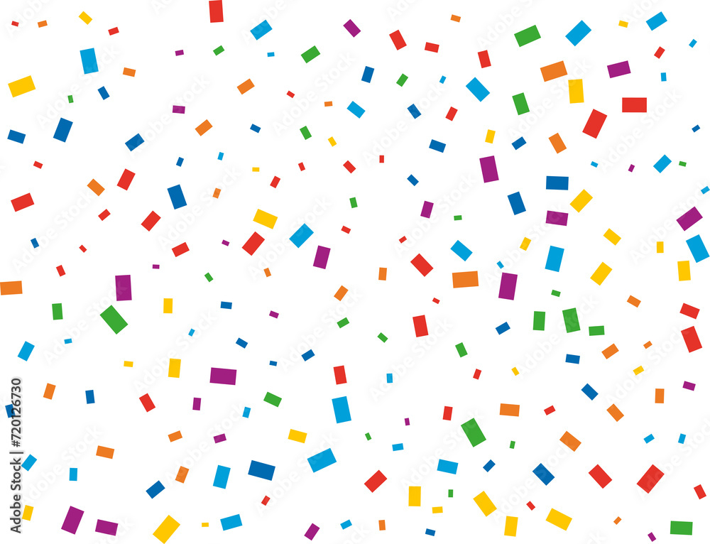 Magic Rectangular Rainbow Confetti Magic Rectangular Rainbow Confetti