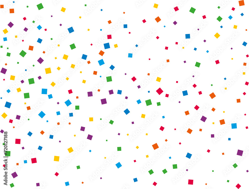 Wedding Rainbow Square Confetti Wedding Rainbow Square Confetti