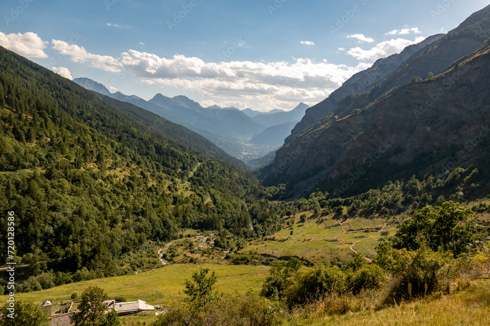 Fototapeta premium Colle del Sommiller, Piemonte, Alpi Cozie, Bardonecchia