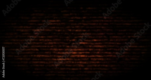 Weak distorted recording full of noise and glitches