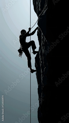 rock climbing vector
