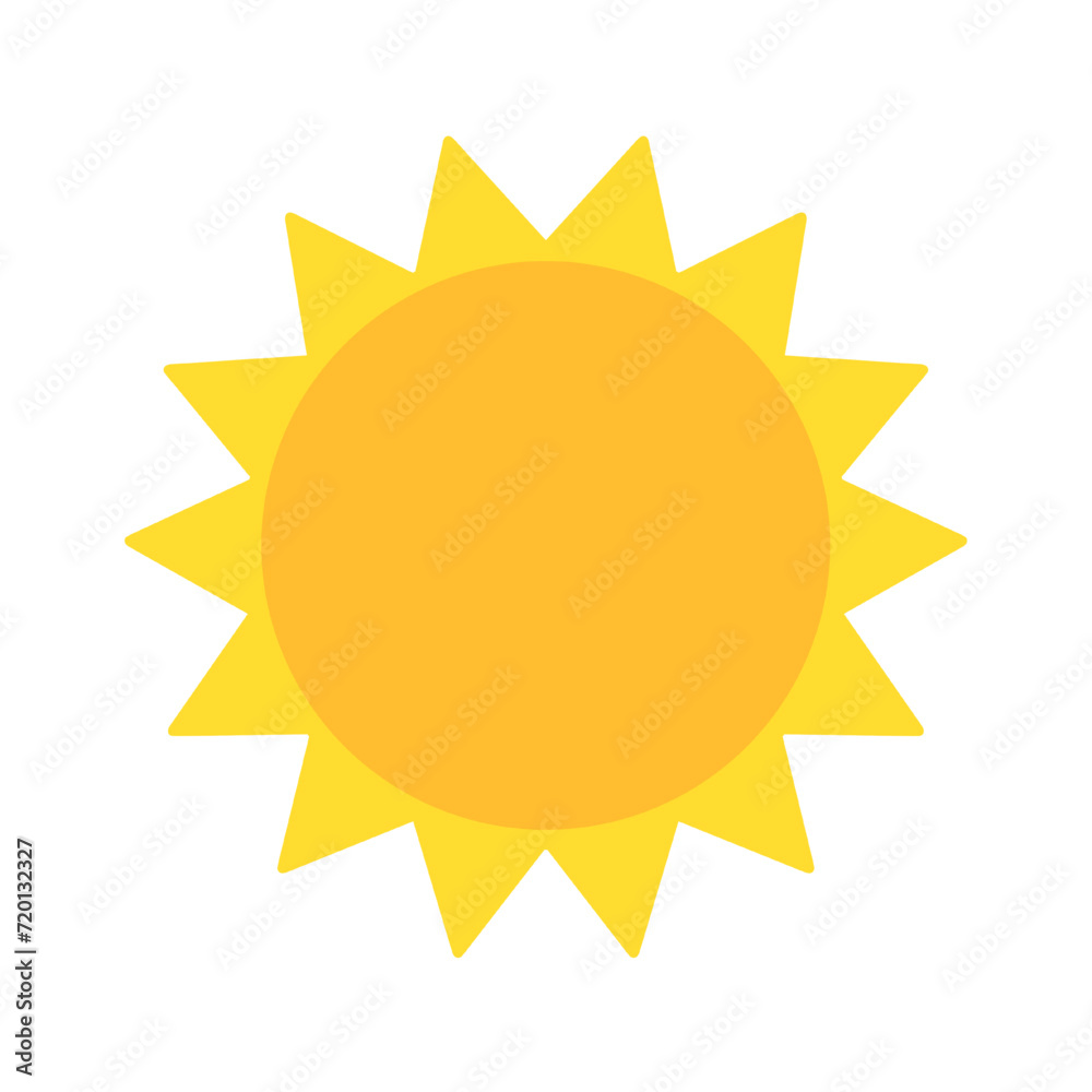 yellow sun icon isolated on white and transparent background. sunshine sunny flat style vector illustration minimalism yellow sun icon isolated on white and transparent background. sunshine sunny flat style vector illustration minimalism