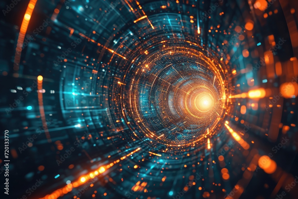 Obraz premium Abstract High Tech Background