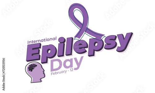 international Epilepsy day. background, banner, card, poster, template. Vector illustration.