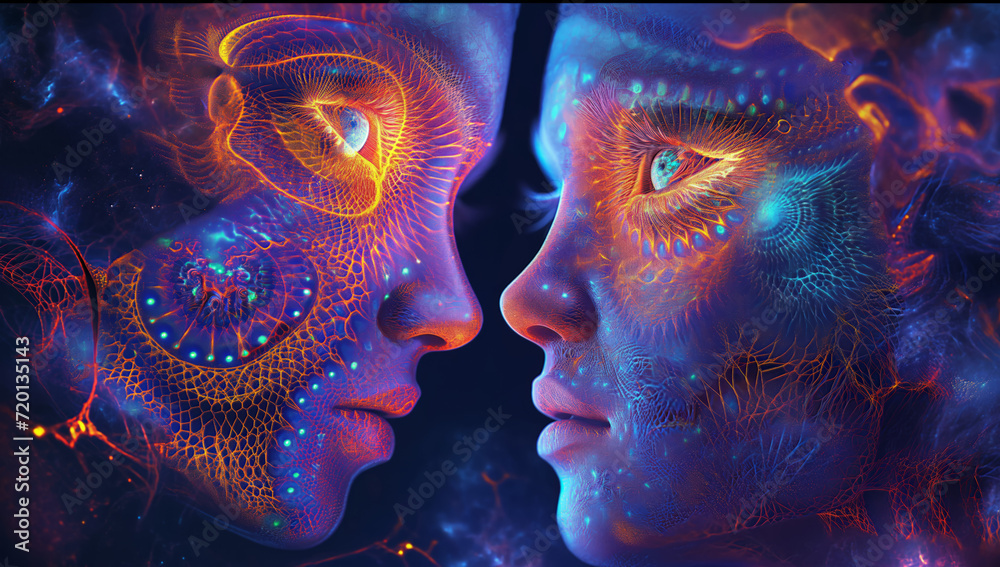 DMT or LSD psychedelic human vision of geometric creatures from other worlds other, dimentions. Mama Ayahuasca, drug, psychedelic divine cosmic trippy godly spiritual entity. Expanded Consciousness. DMT or LSD psychedelic human vision of geometric creatures from other worlds other, dimentions. Mama Ayahuasca, drug, psychedelic divine cosmic trippy godly spiritual entity. Expanded Consciousness.